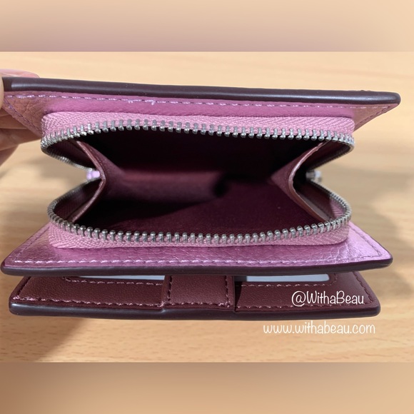 Coach Snap Wallet - Silver/Metallic Lilac (Limited Edition) - Picture 9 of 10